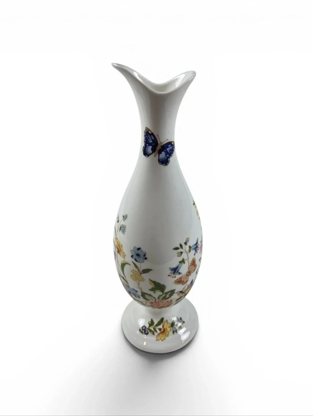 Aynsley Cottage Garden Floral Bone China Vase 9